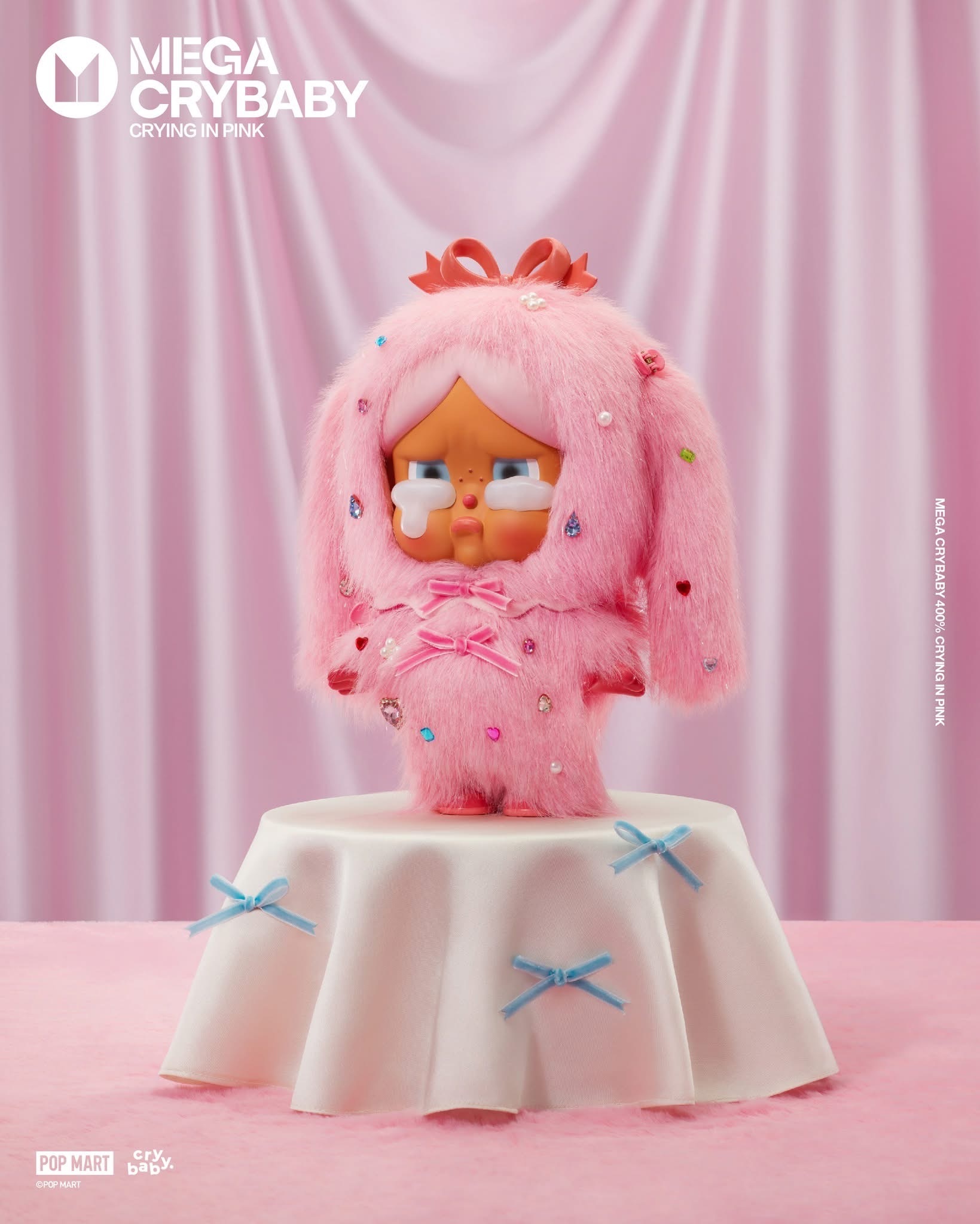 POPMART MEGA CRYBABY 400% 淚晶晶手辦