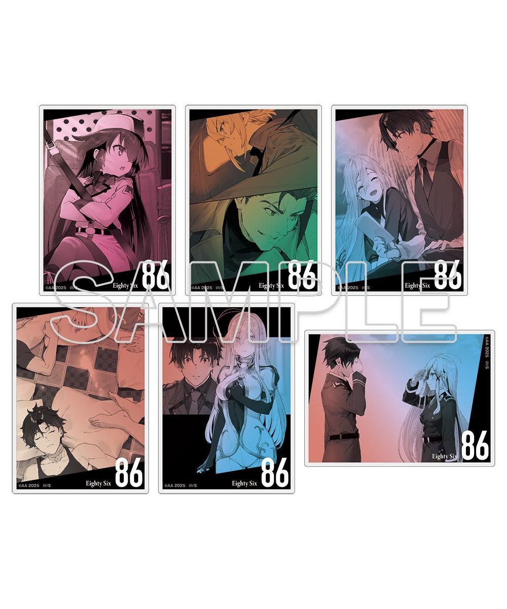 預購-『86─不存在的戰區─』8.6周年紀念 集換式壓克力小卡 PACK盲盒販售 隨機出貨【日本進口精品】