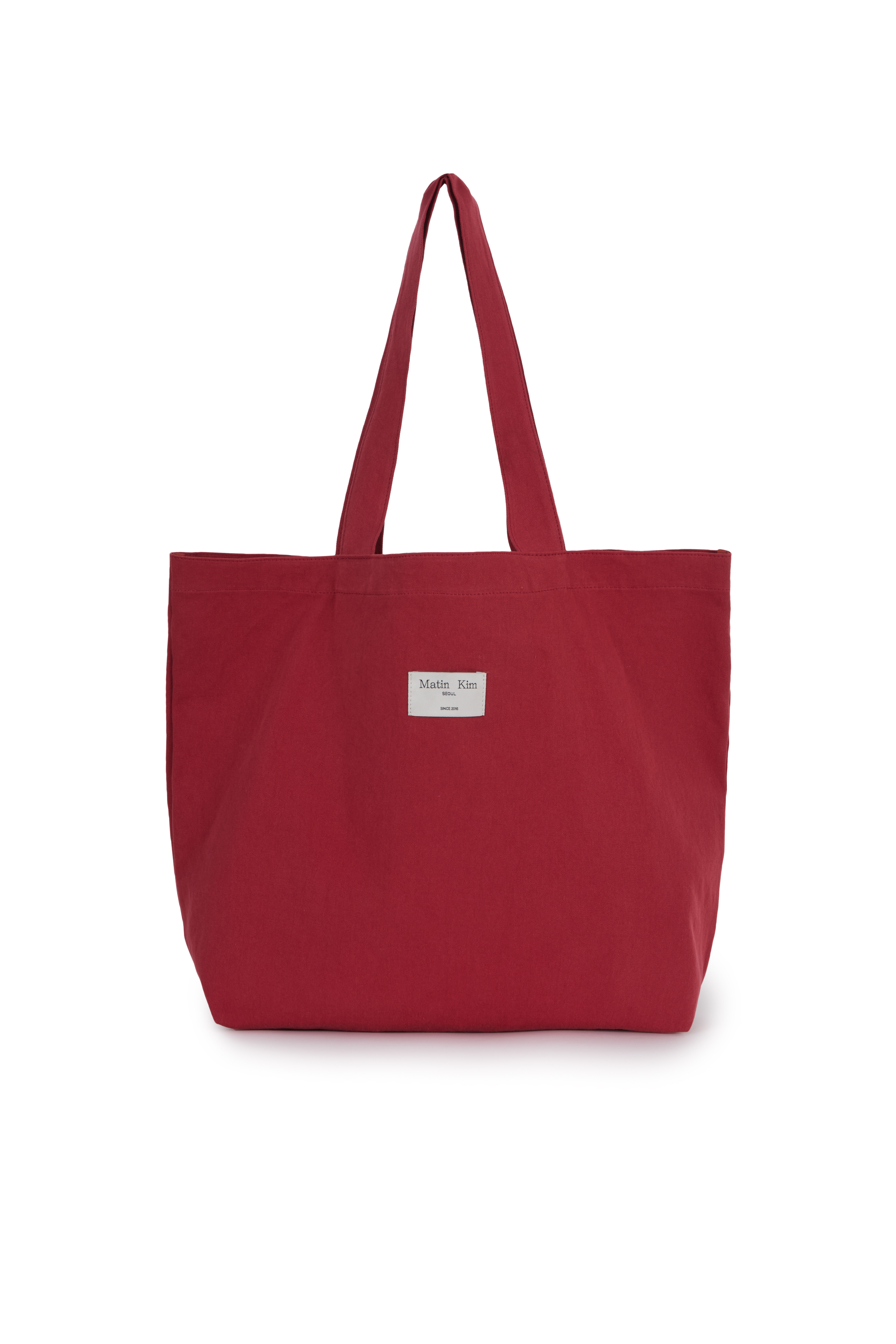 Seoul Lovers印花托特包 紅色