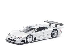 POP RACE MERCEDES BENZ CLK-GTR SILVER