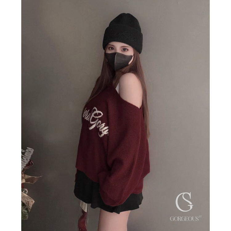 H107 「毛線立體字羊毛帽」