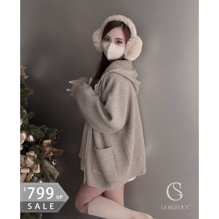 G9786 「不過風PLUS'高磅糯糯外套」