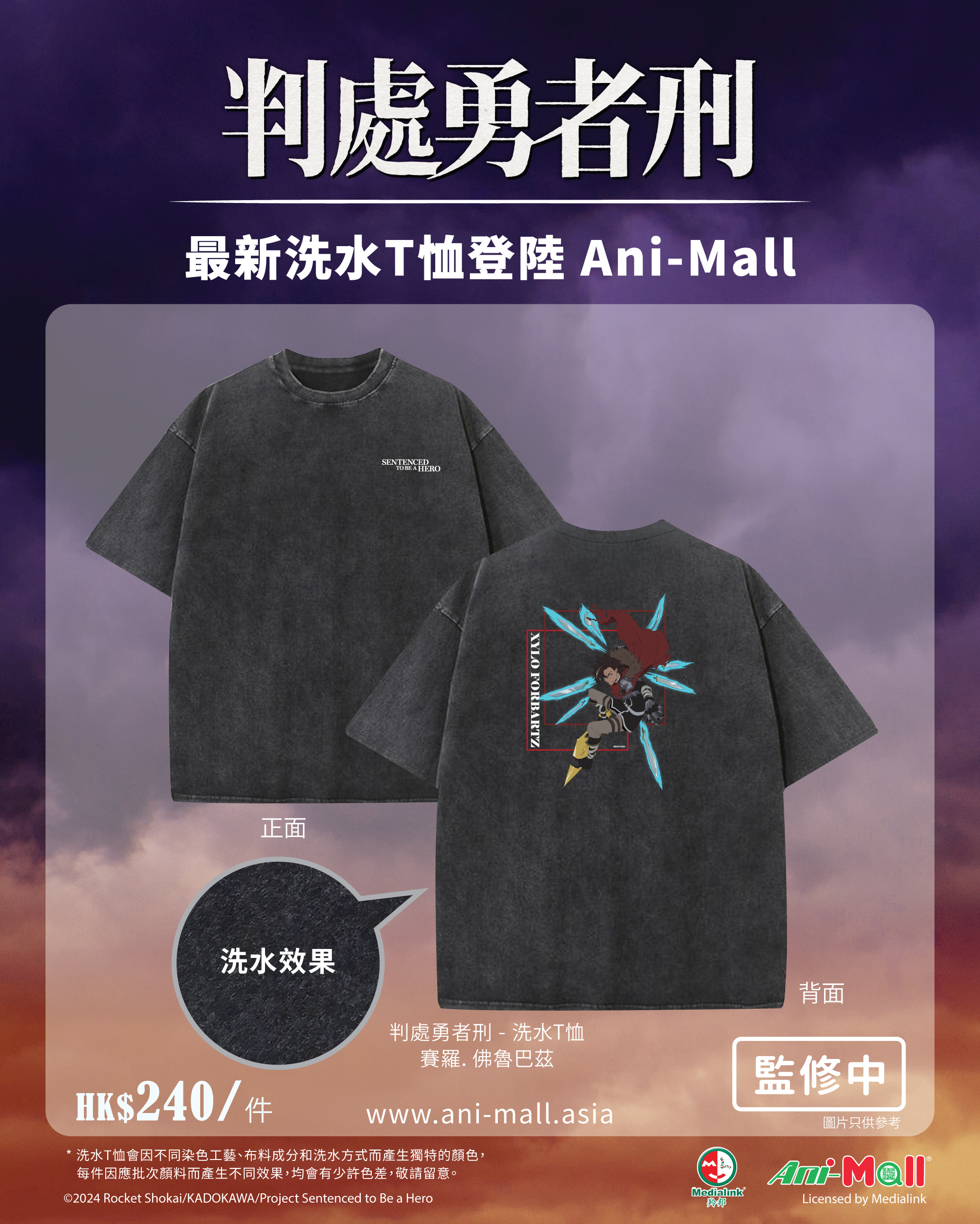 判處勇者刑 - 洗水T恤 - 賽羅．佛魯巴茲