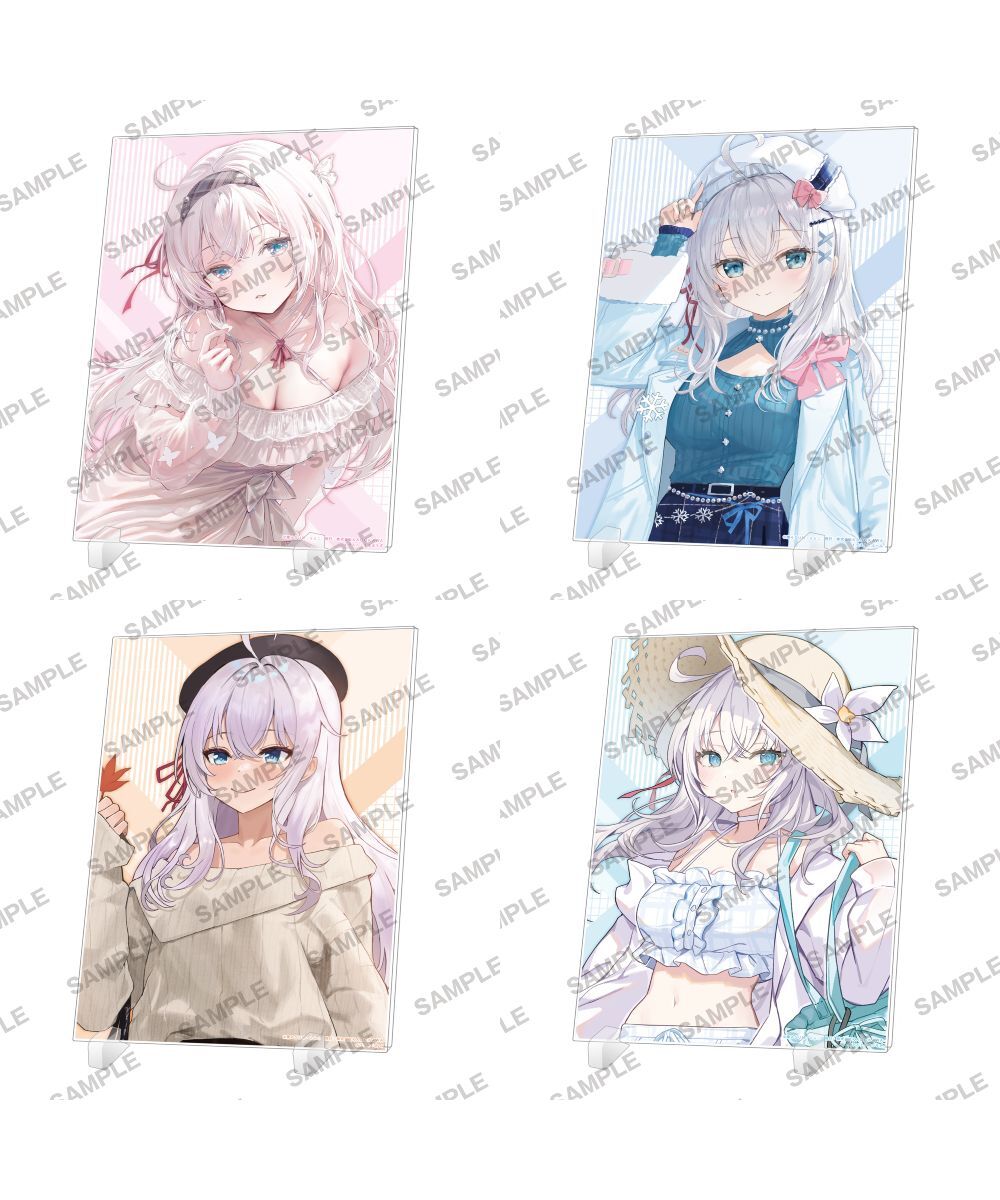 預購-【KADOMIX 官方特邀繪師系列】『不時輕聲地以俄語遮羞的鄰座艾莉同學』壓克力板　艾莉 系列【日本進口精品】