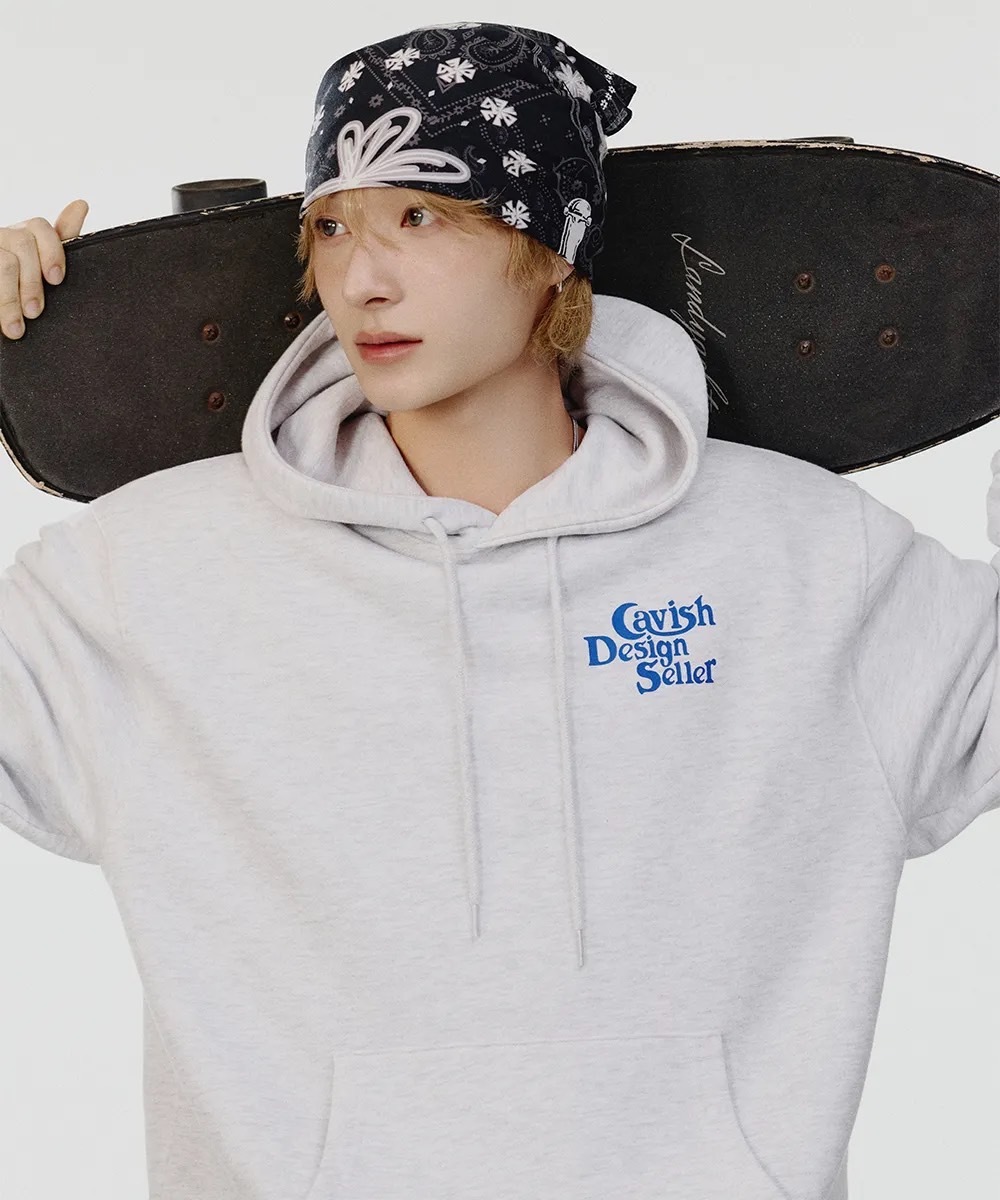 CAVISH × KickFlip Donghwa 連帽上衣 帽踢 MY FIRST PIC HOODIE BLACK