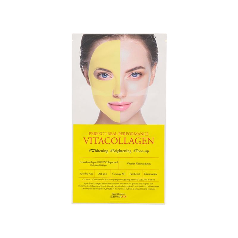 [1 sheet] DERMAFiX - Whitening Vitamin C Collagen Gel Mask 8809738592731 EXP.2027.05.28