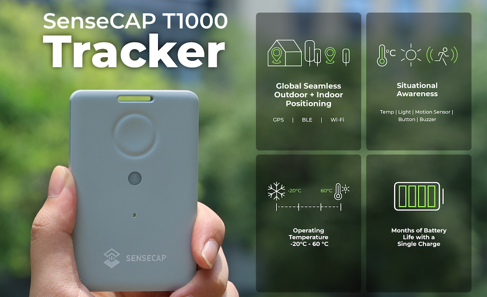 BC01 室內藍牙定位 Beacon,SenseCAP T1000 應用