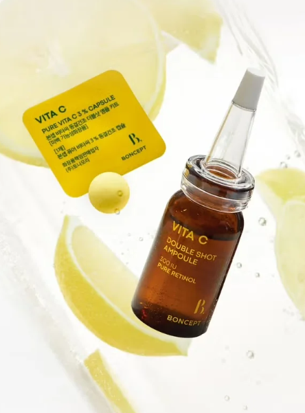 韓國 DAISO BONCEPT 維他命C Vita C Freeze-Dried Double Shot Ampoule Kit