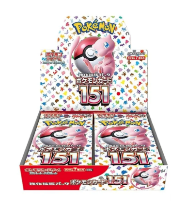 Pokémon Booster Box (日版) - Pokemon Card 151 寶可夢卡牌151 (SV2A) - 20 Packs