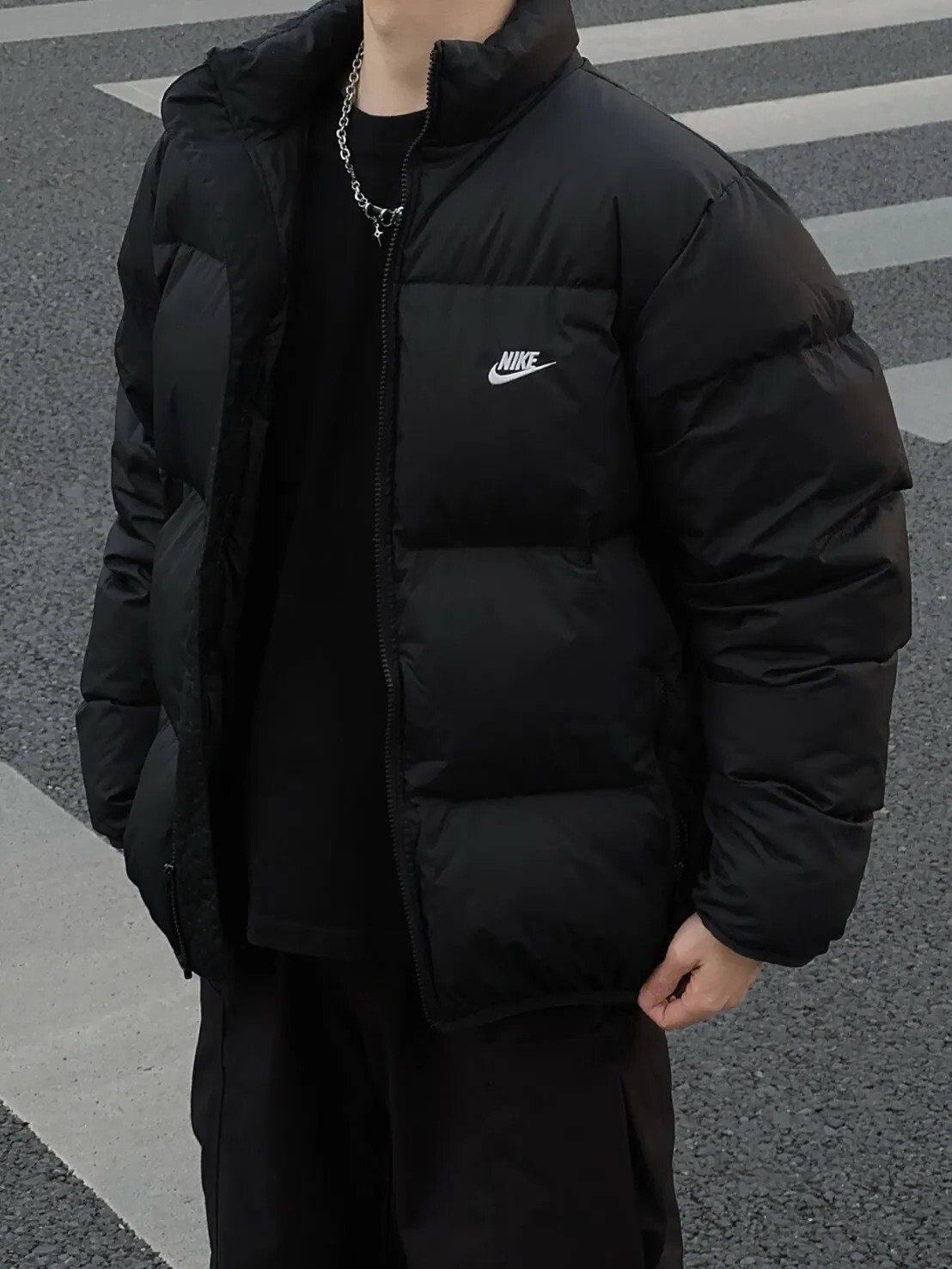 "代購" NIKE SPORTSWEAR CLUB THERMA-FIT 鴨絨 立領 羽絨外套 男款