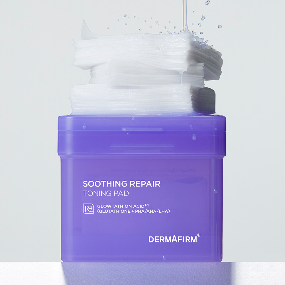 DERMAFIRM R4 紫蘇穀胱甘肽舒緩保濕提亮爽膚棉片 70片 Soothing Repair Toning Pad R4 70 pads