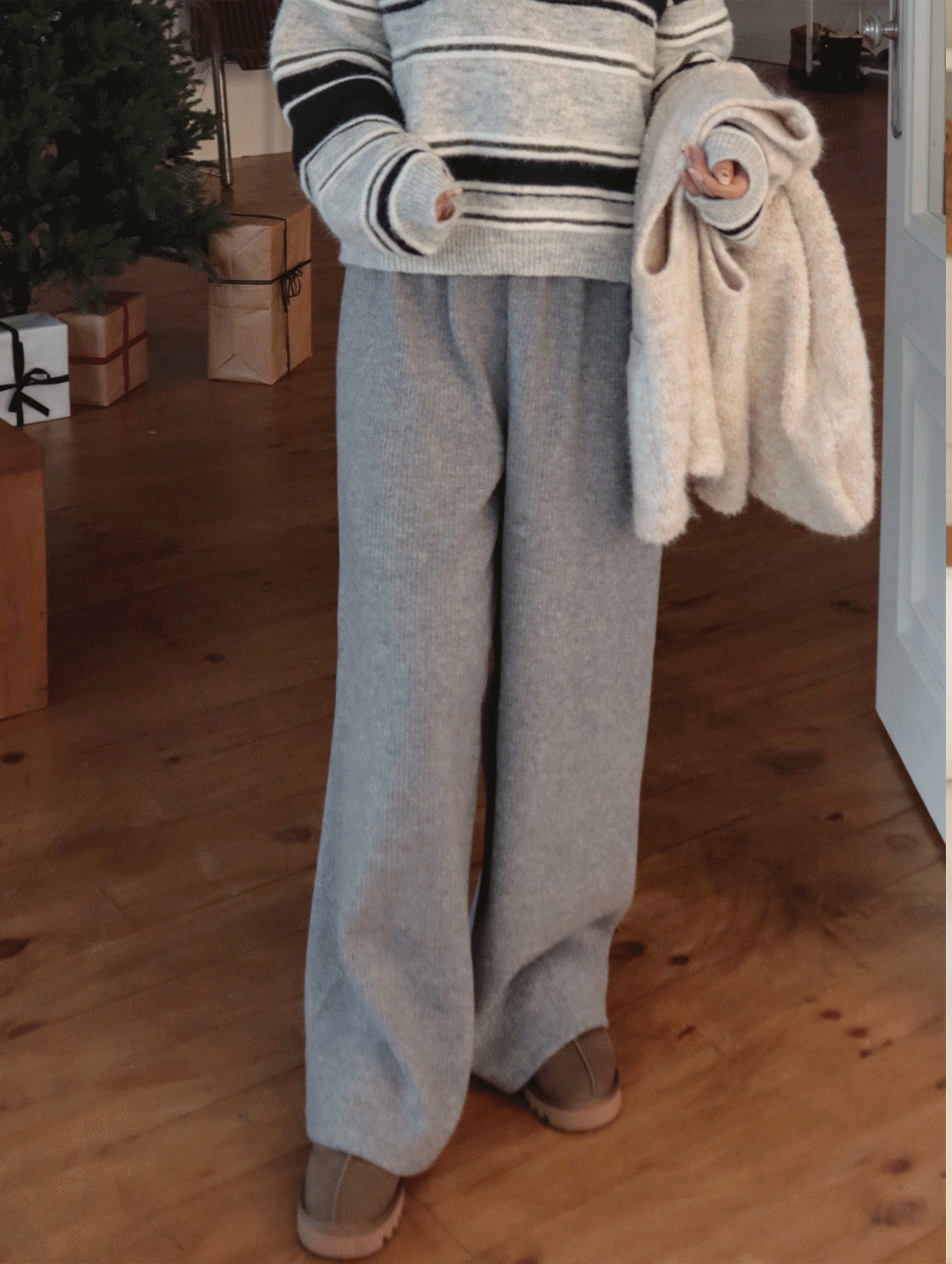 25K128 本期推薦! 請包色 超好穿高單仿羊毛休閒褲/每日褲2.0