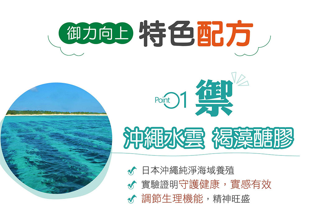 IKOR 御力向上 褐藻醣膠 益生菌 說明圖1