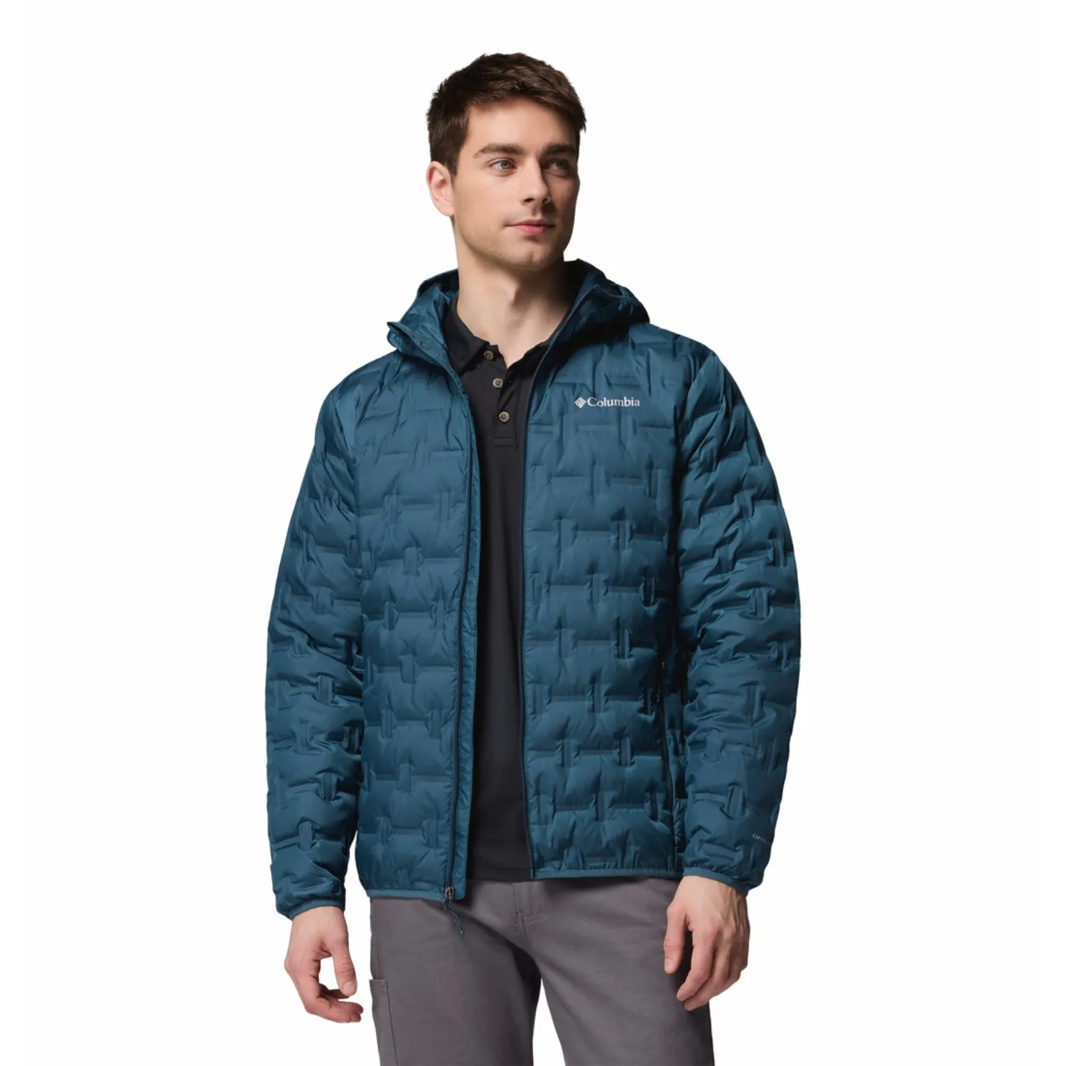 Columbia - 男裝 Delta Ridge 防潑水保溫羽絨有帽外套 2CB2086221010