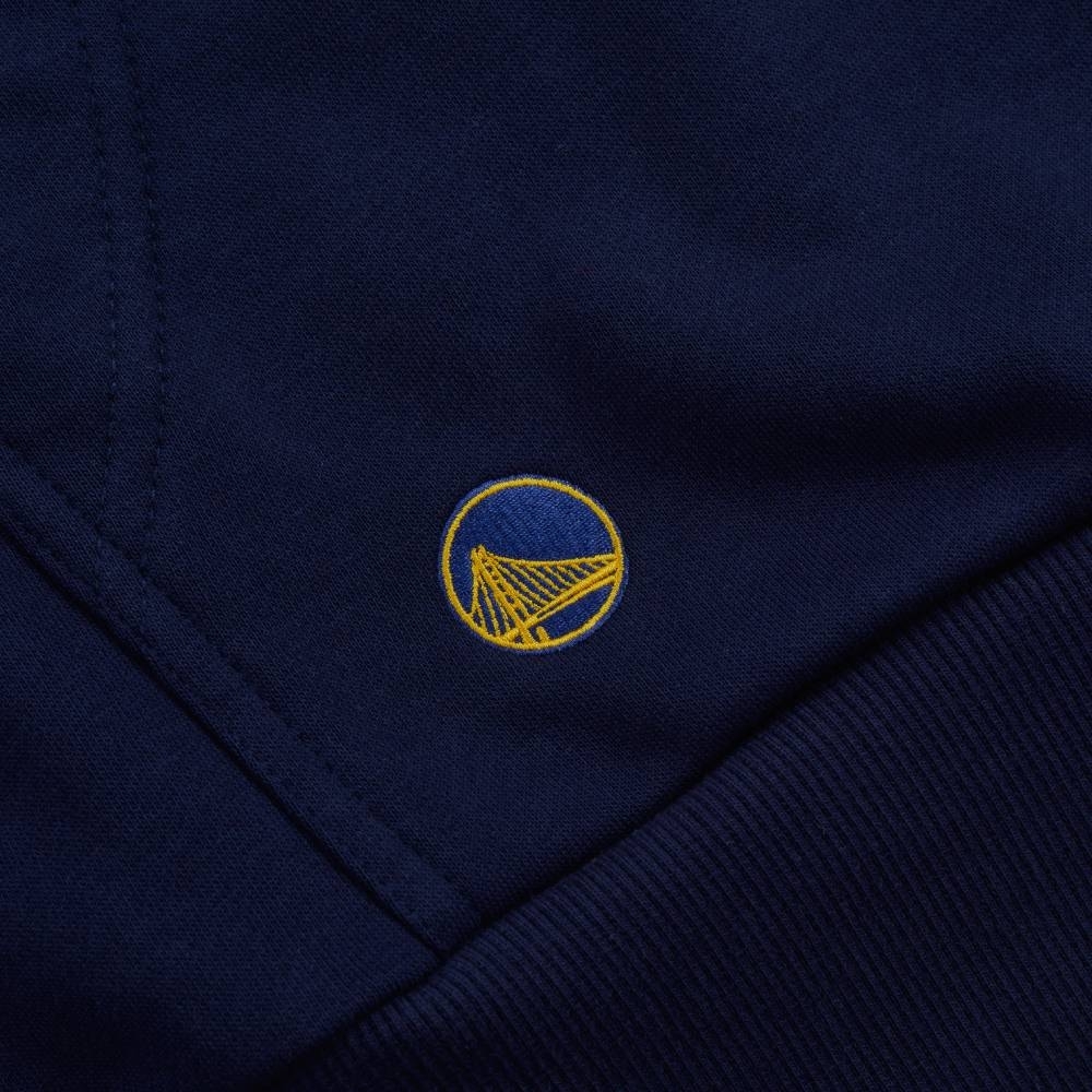 NBA 帽T 立體 印花 深藍 連帽T恤 勇士隊 3355105080