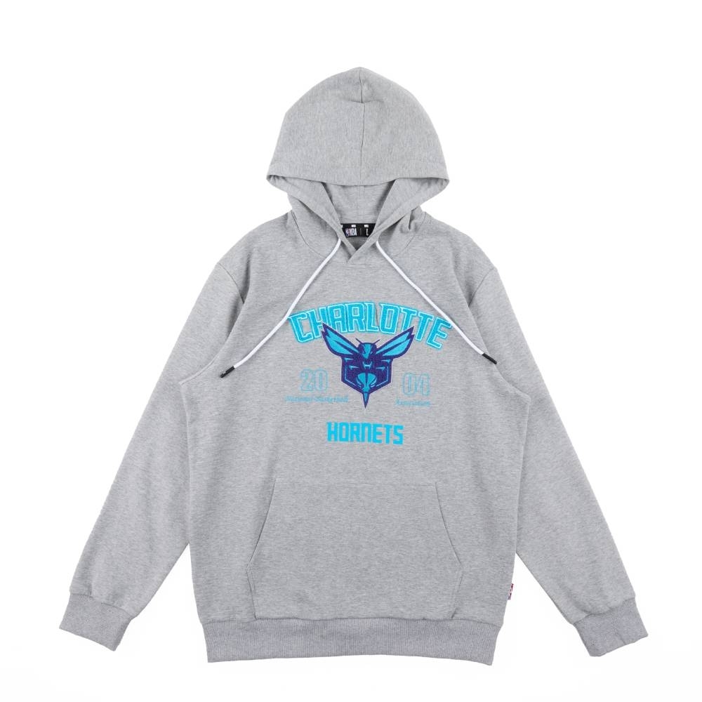 NBA 帽T 基本 隊徽 灰 連帽T恤 黃蜂隊 3355106012