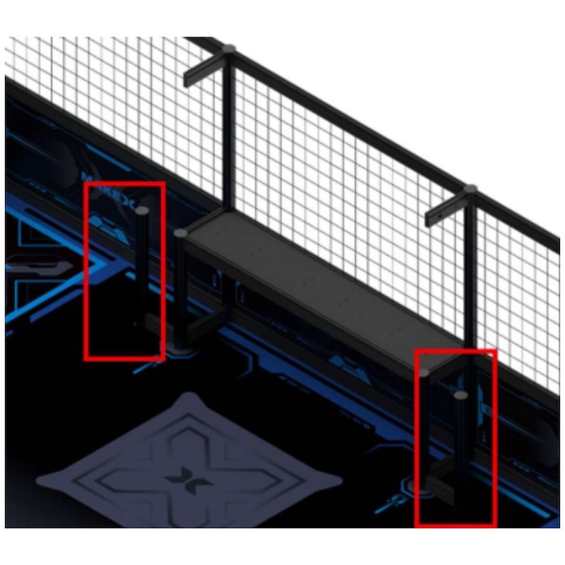 DTSL_2026 MakeX Challenge Storm Breaker Arena and Frame_Cone Hanging Area