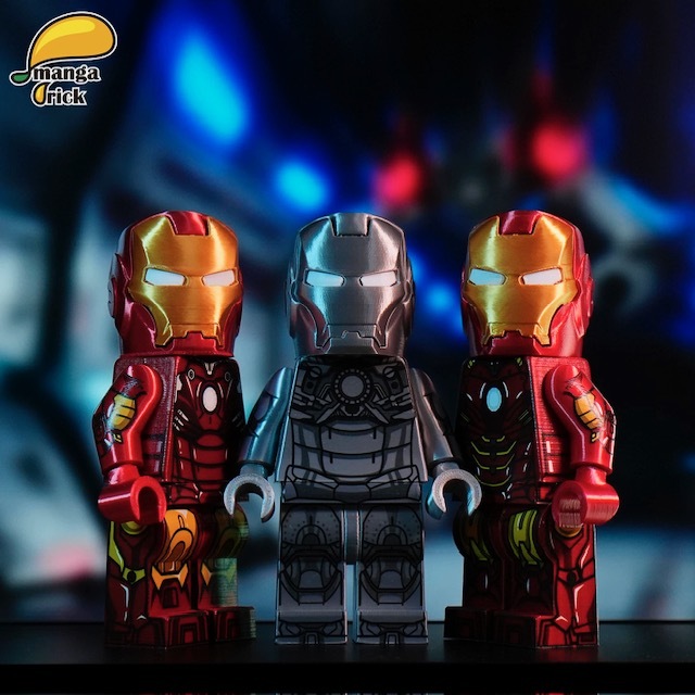 【預訂】【Manga Brick】鋼鐵人（全開模巨型人仔）