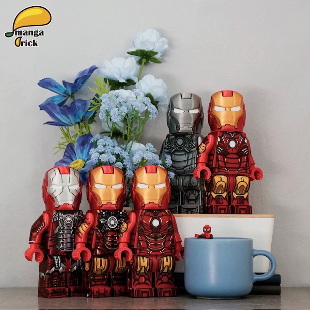 【預訂】【Manga Brick】鋼鐵人（全開模巨型人仔）