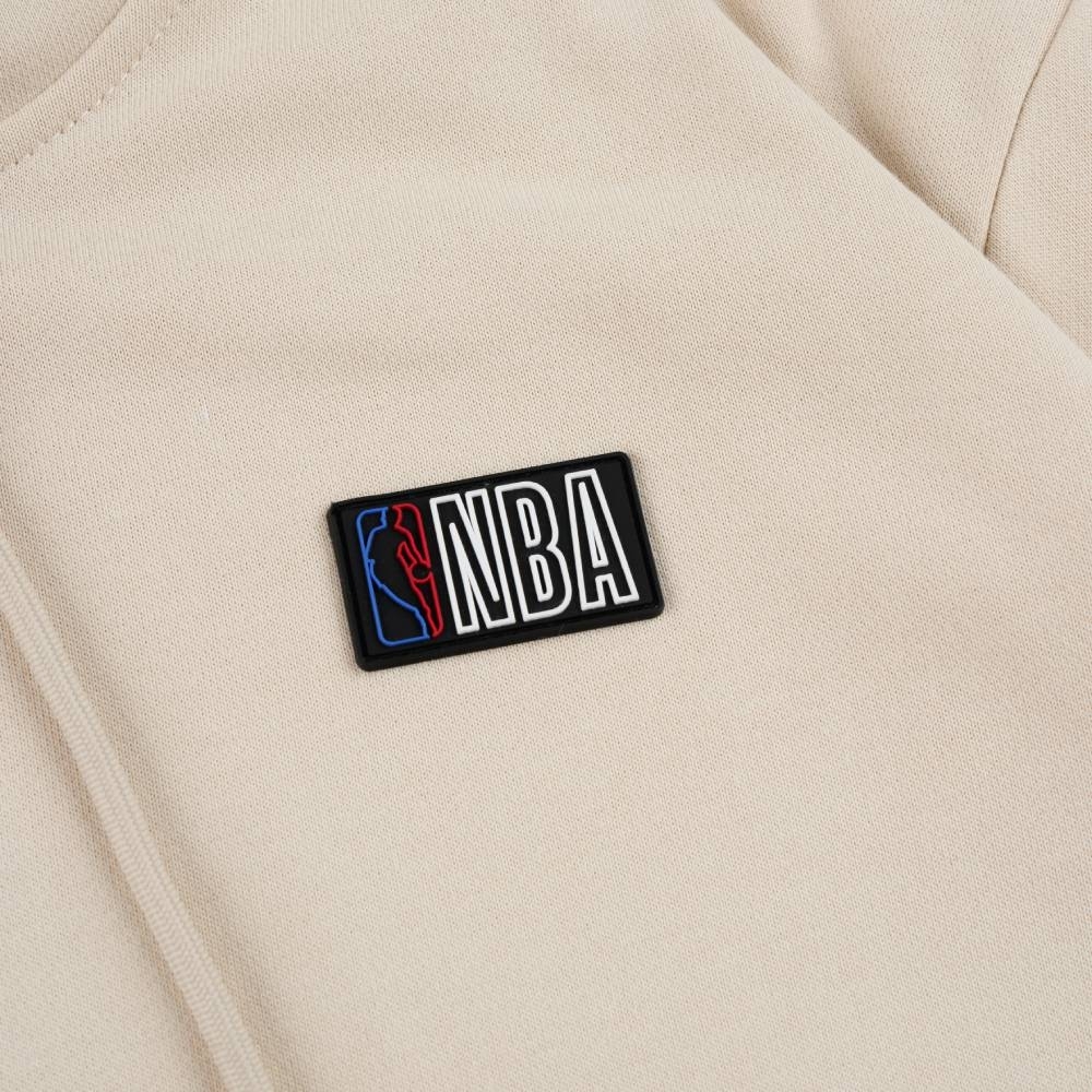 NBA 帽T 基本 LOGO 米白 連帽T恤 3355106301
