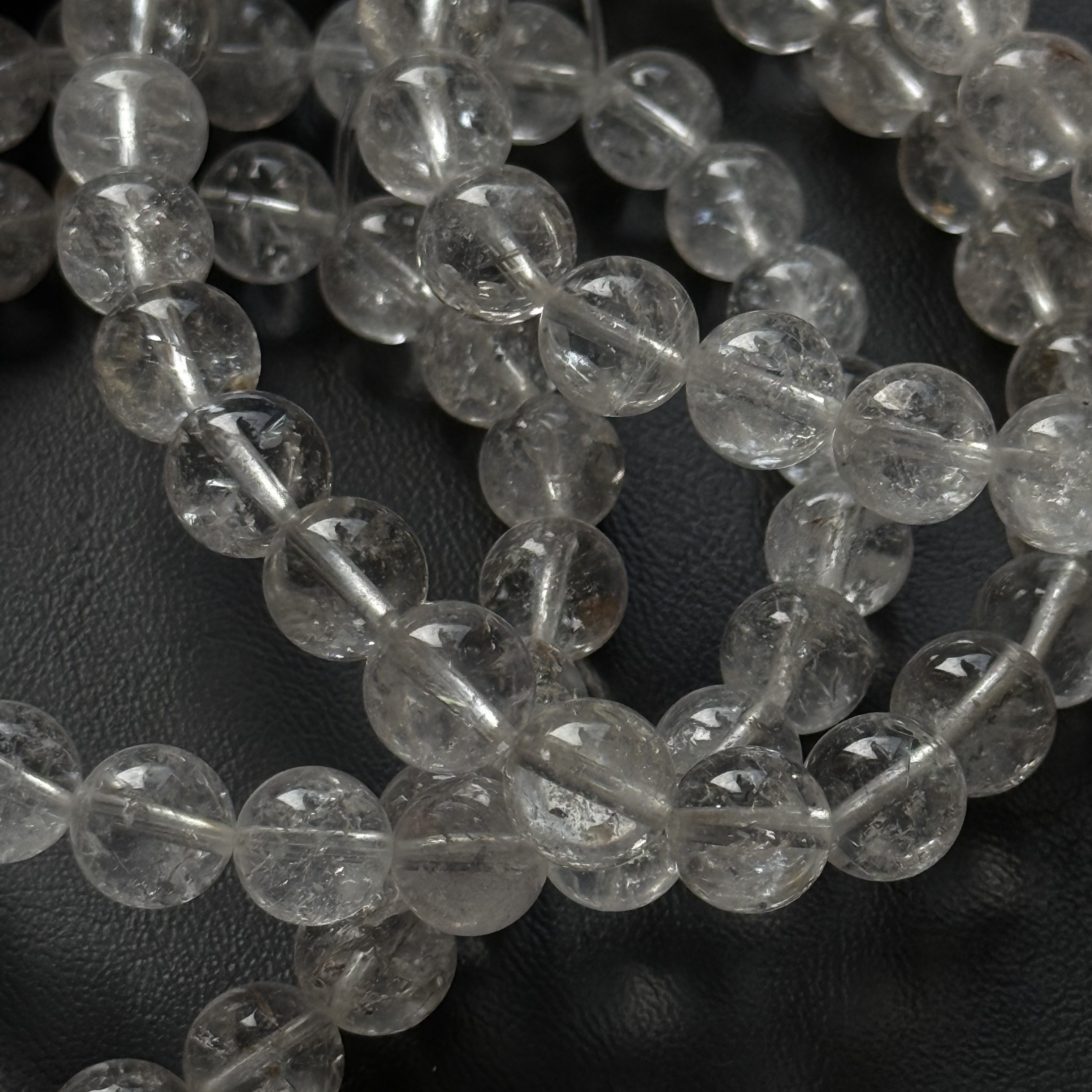 [原石] 爆彩白水晶 水晶手串