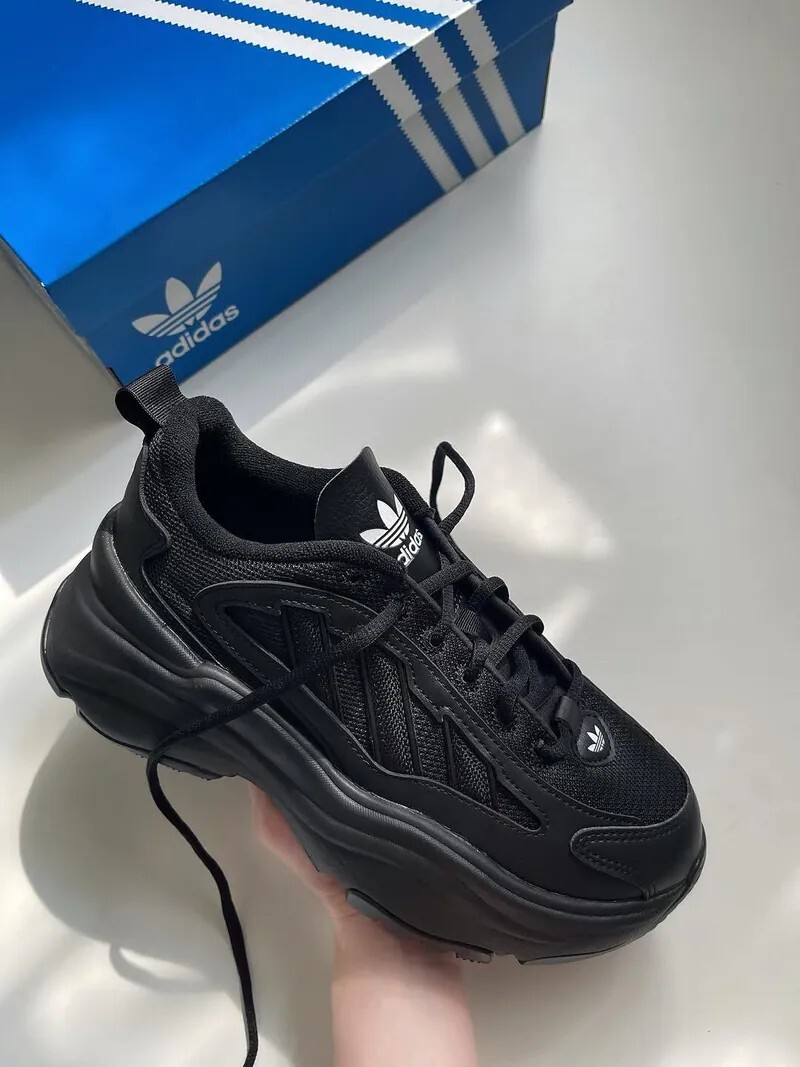 KTQ STORE ‧ Adidas Ozgaia W 全黑 黑武士 厚底 增高 女鞋  JQ4110