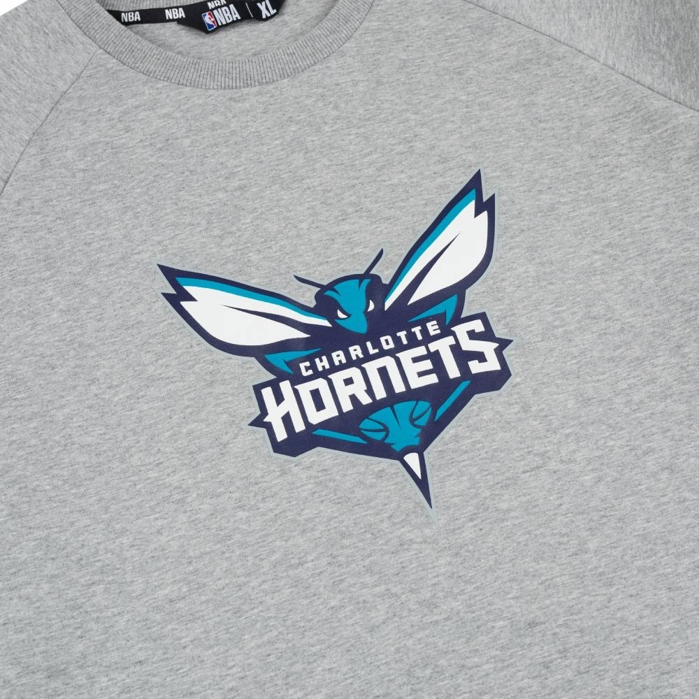 NBA 大學T 基本 拼接 隊徽 灰 長袖上衣 黃蜂隊 3355114112