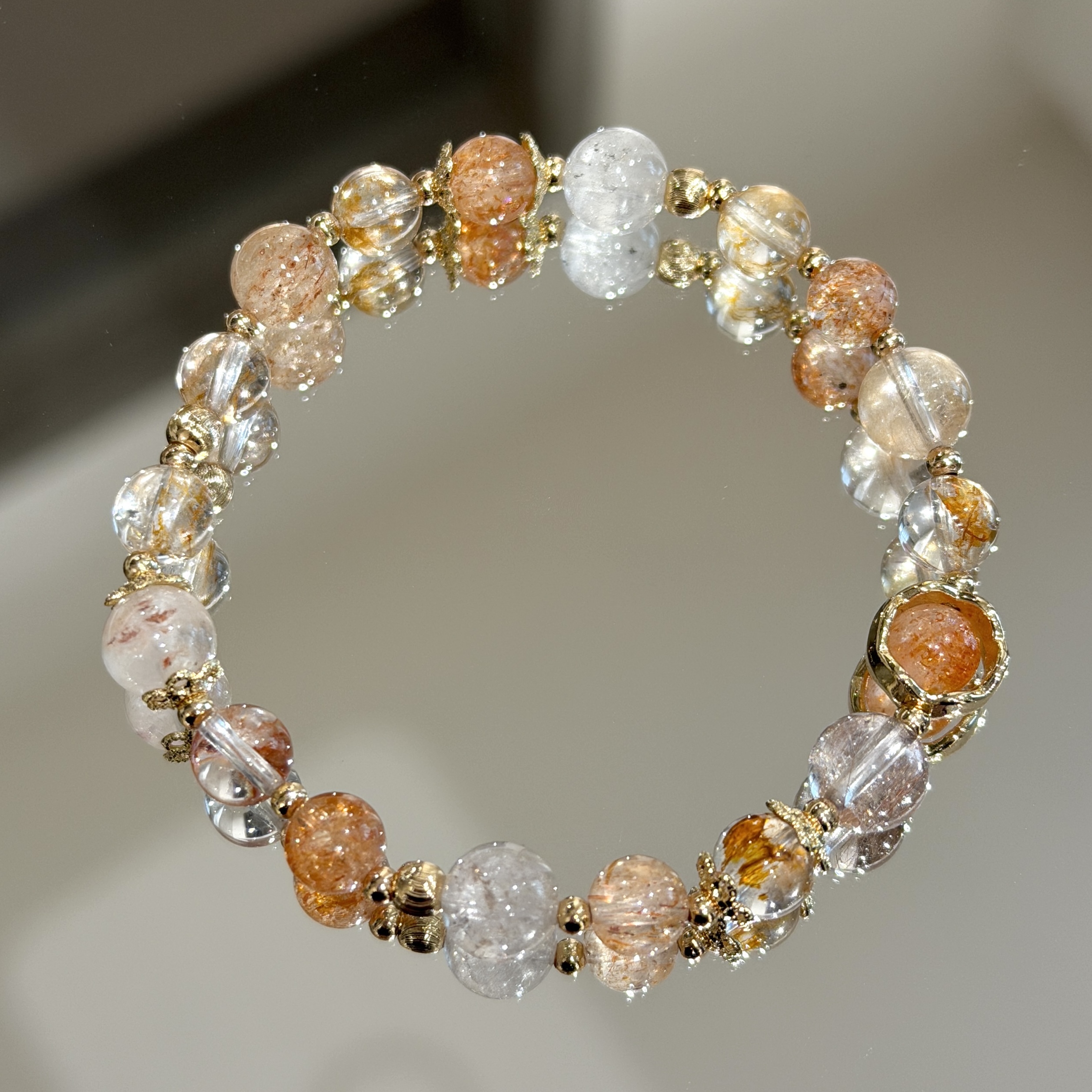 太歲款招財防小人 | 日出 | 金太陽石《彈力繩款式》