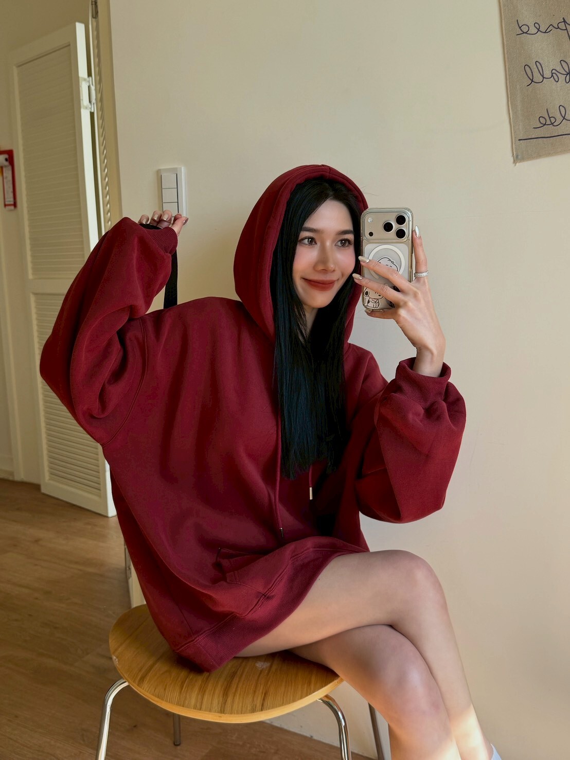 高磅內刷毛連帽上衣