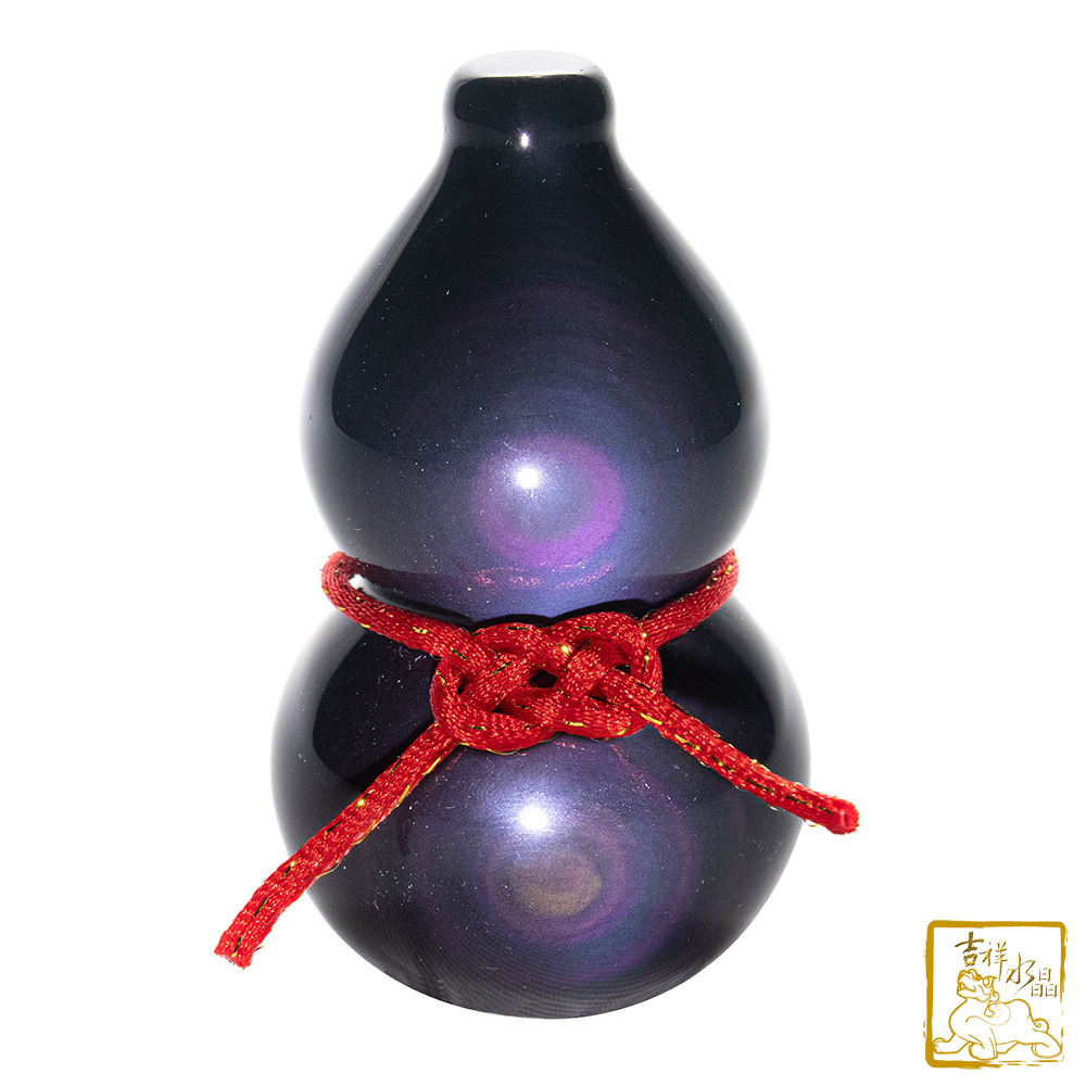 彩虹黑曜葫蘆 165g 化小人