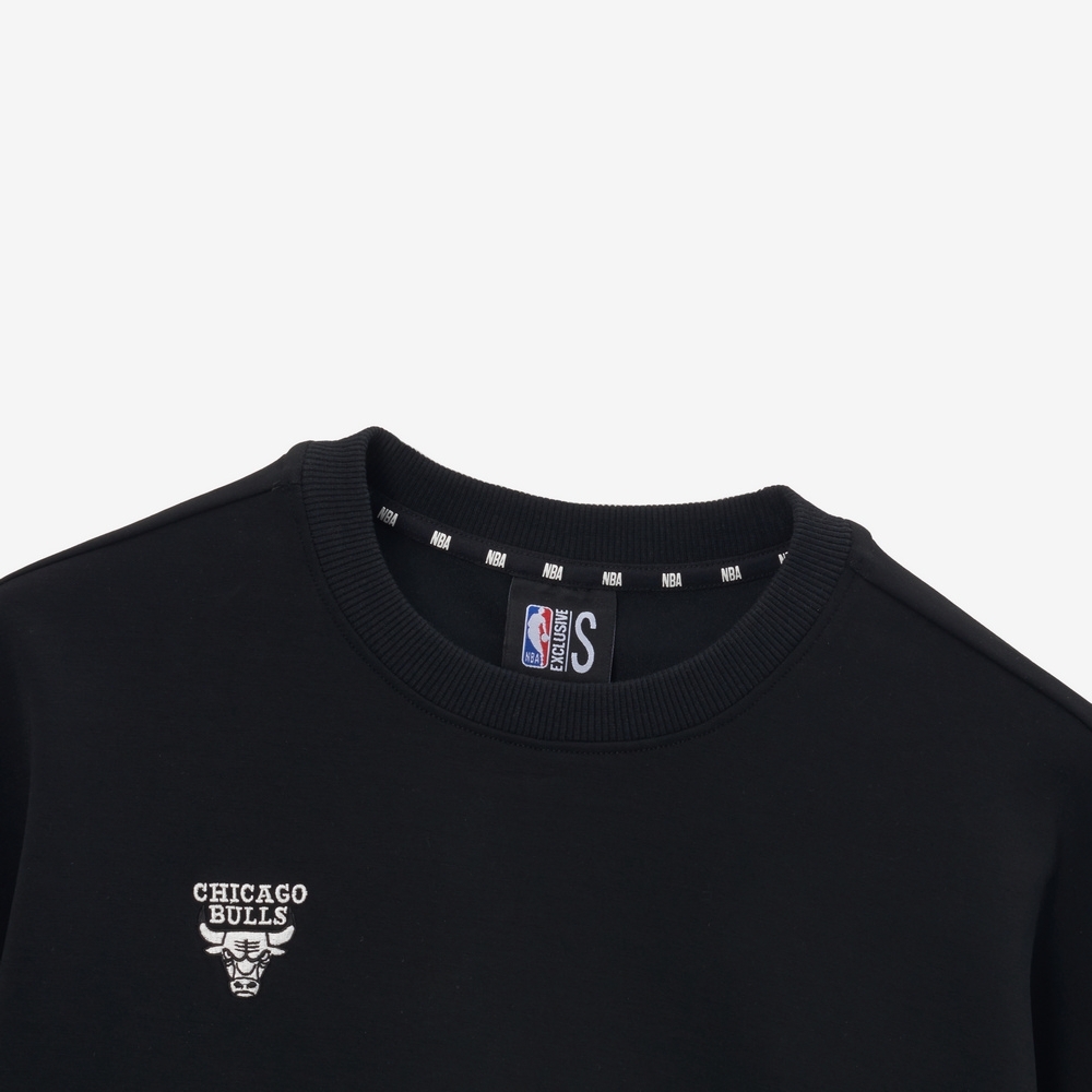 NBA 長T 短版 黑 長袖上衣 公牛隊 3452100220