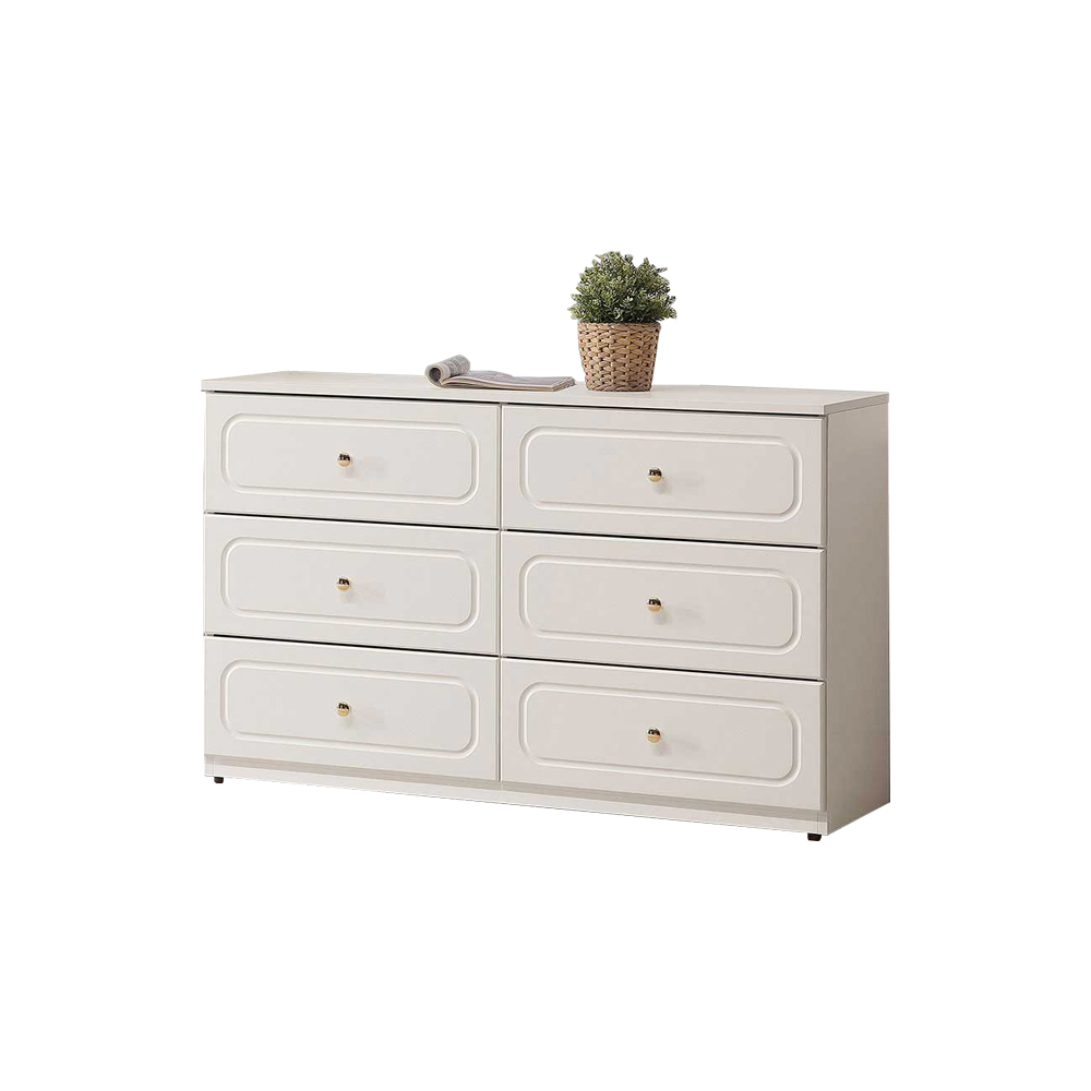 伊姆4尺六斗櫃/六抽收納櫃/置物櫃