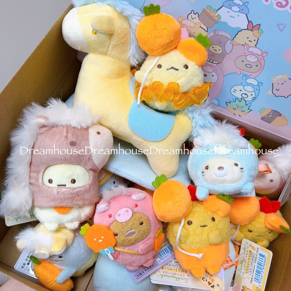 三麗鷗 角落生物 角落小夥伴 2026馬年 炸蝦 貓咪 豬排 恐龍 粉圓 小沙包 玩偶 娃娃