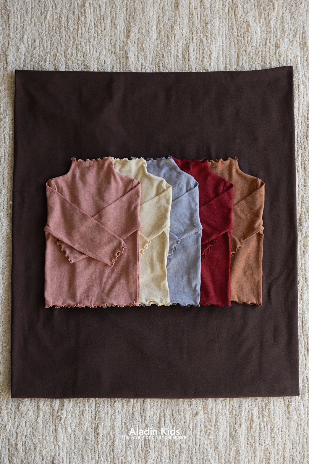 波浪高領打底衣