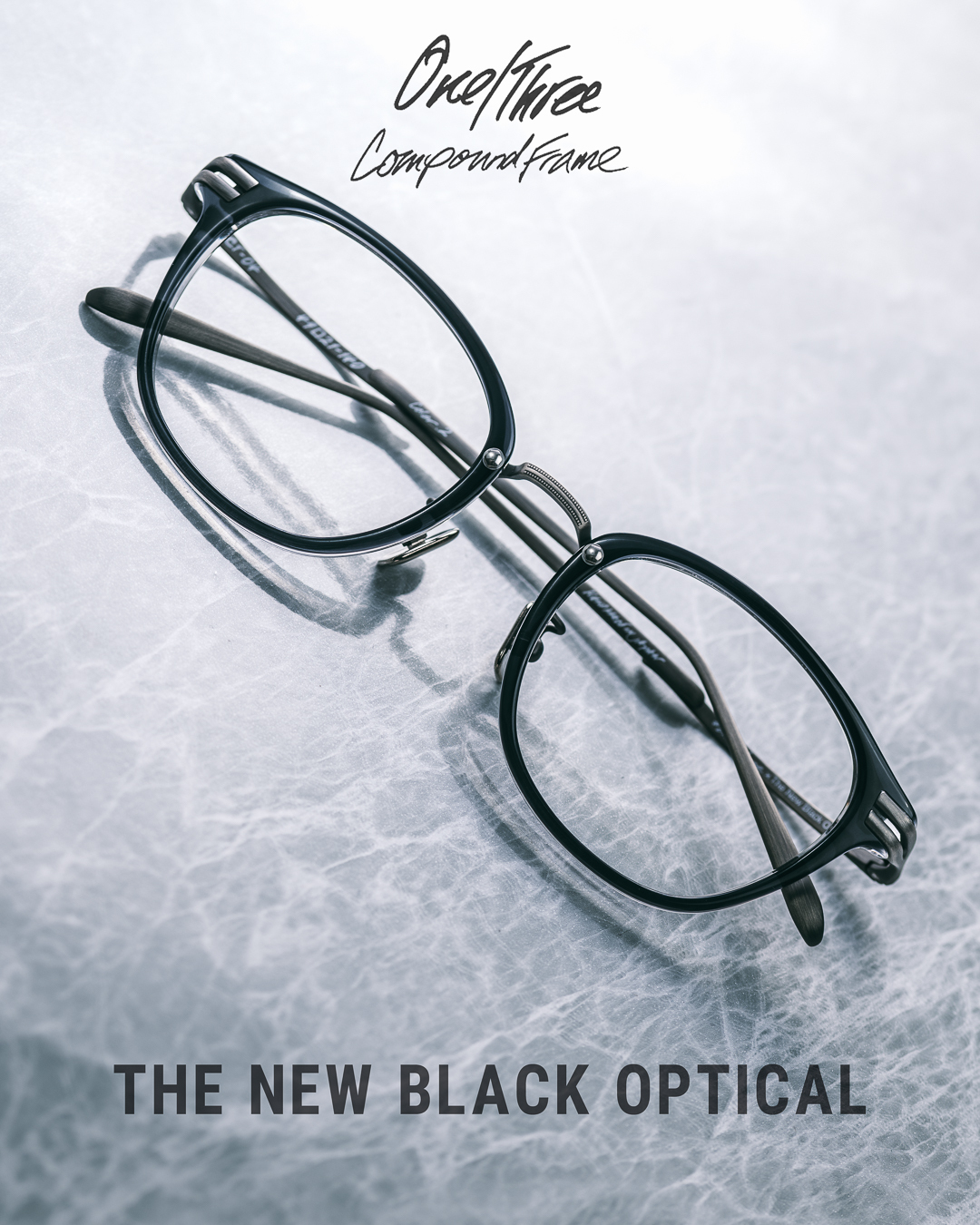 【魏浚笙 Jeffrey Ngai Feat. The New Black Optical 】 One Three Compound X The New Black Optical 全新聯乘型號 CT-04 Dark Grey