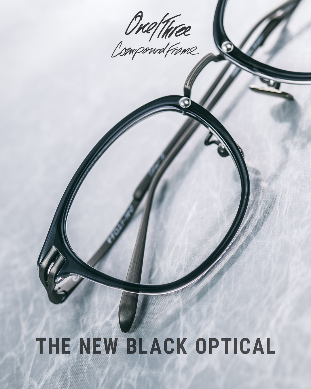 【魏浚笙 Jeffrey Ngai Feat. The New Black Optical 】 One Three Compound X The New Black Optical 全新聯乘型號 CT-04 Dark Grey