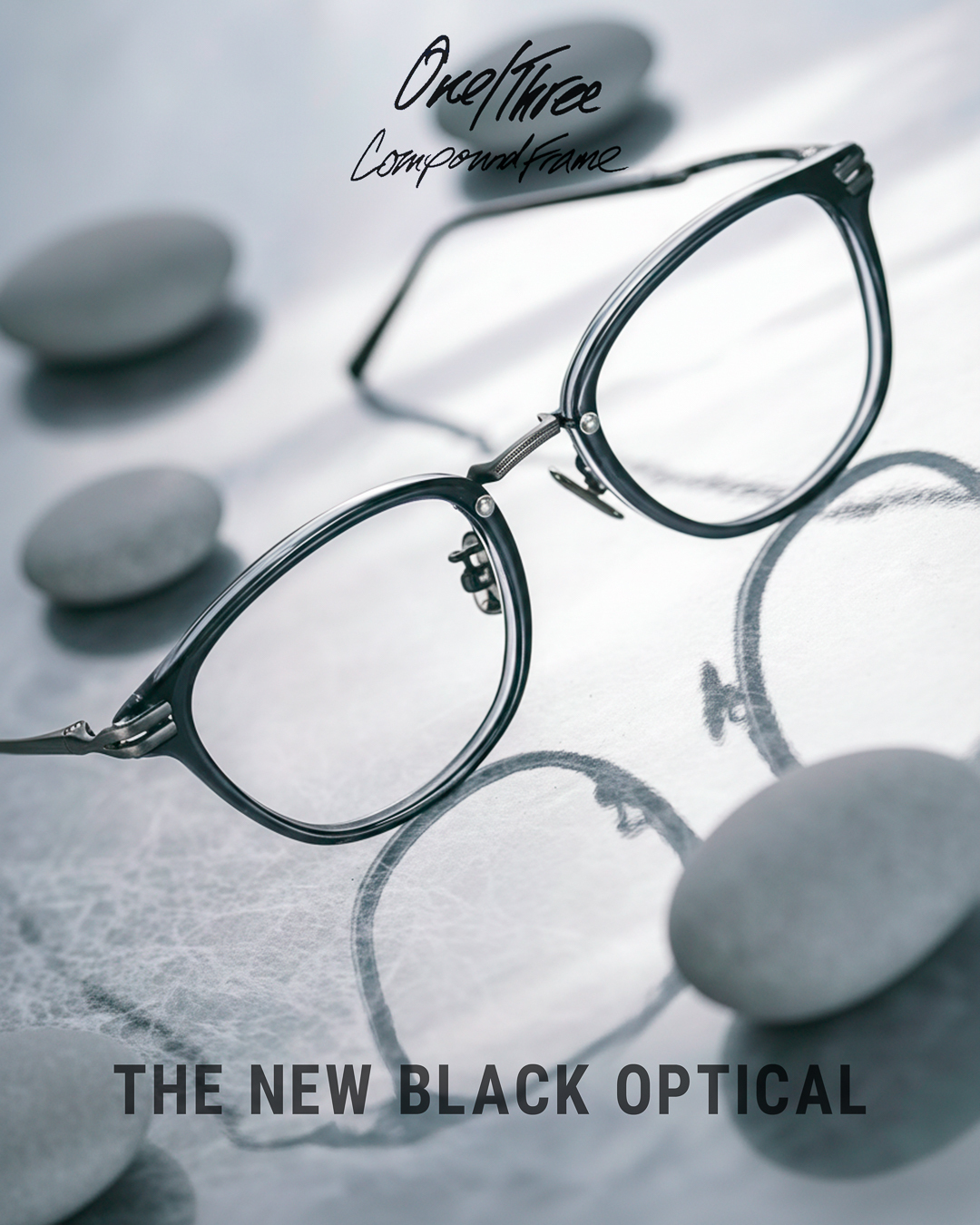 【魏浚笙 Jeffrey Ngai Feat. The New Black Optical 】 One Three Compound X The New Black Optical 全新聯乘型號 CT-04 Dark Grey