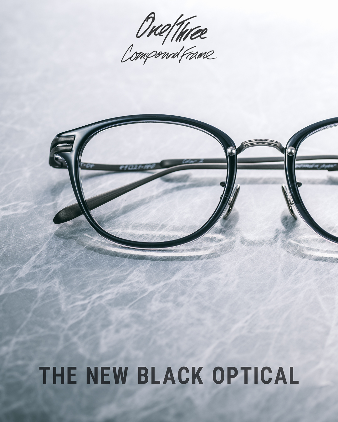 【魏浚笙 Jeffrey Ngai Feat. The New Black Optical 】 One Three Compound X The New Black Optical 全新聯乘型號 CT-04 Dark Grey