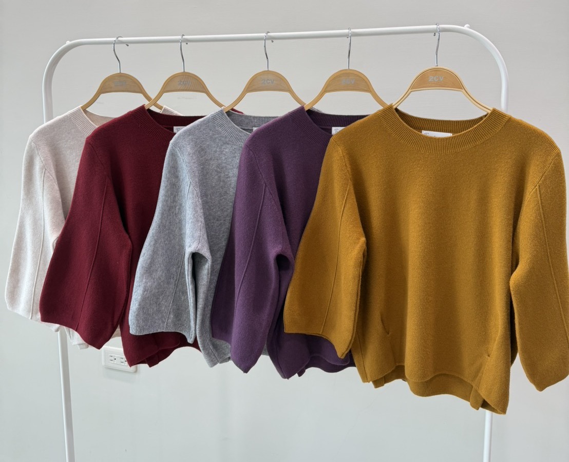 B8119-溫柔低調基本針織款