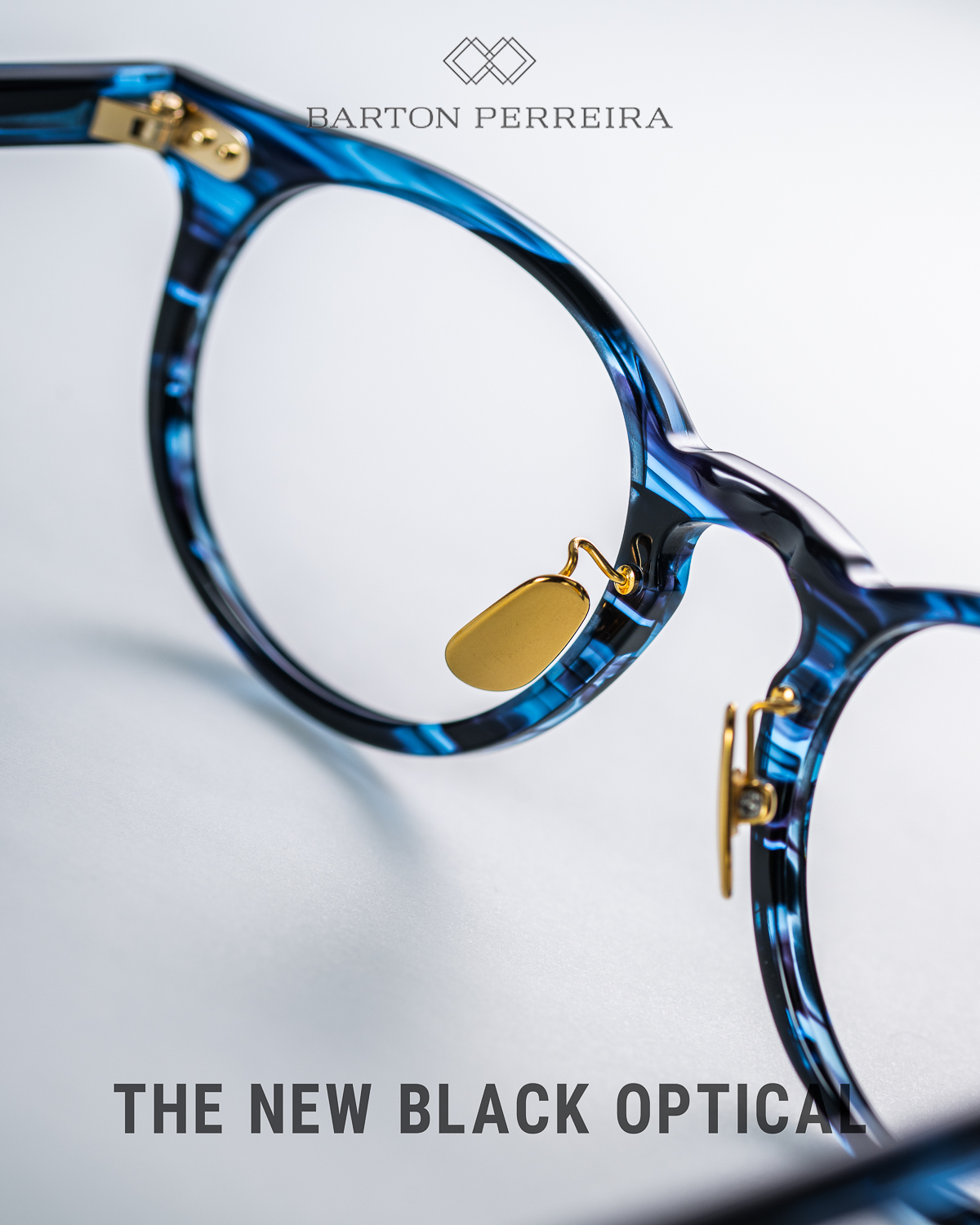 【魏浚笙 Jeffrey Ngai Feat. The New Black Optical 】 【Barton Perreira X The New Black Optical 特別聯乘型號 Banks+ 登場！】 Blue Demi