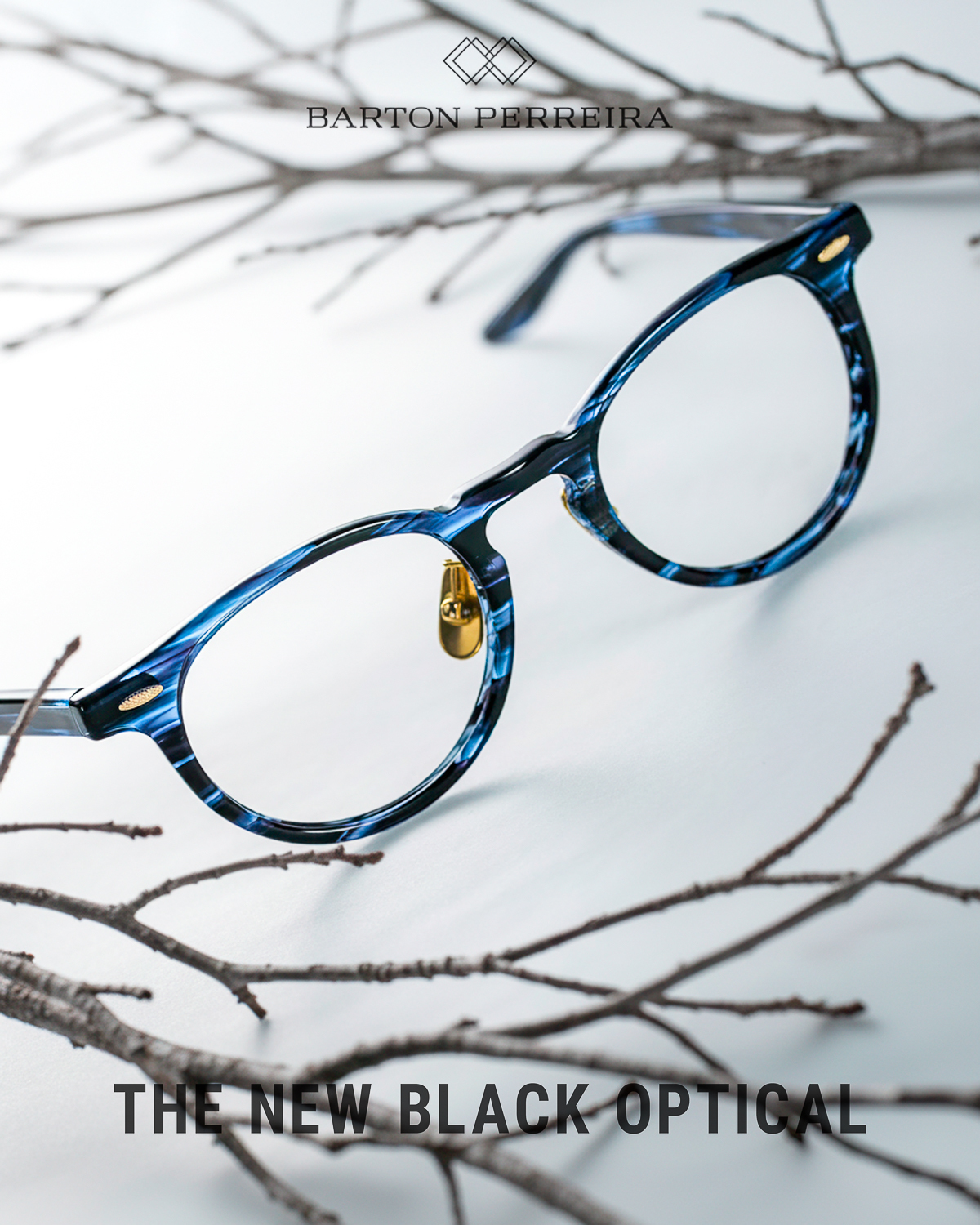 【魏浚笙 Jeffrey Ngai Feat. The New Black Optical 】 【Barton Perreira X The New Black Optical 特別聯乘型號 Banks+ 登場！】 Blue Demi