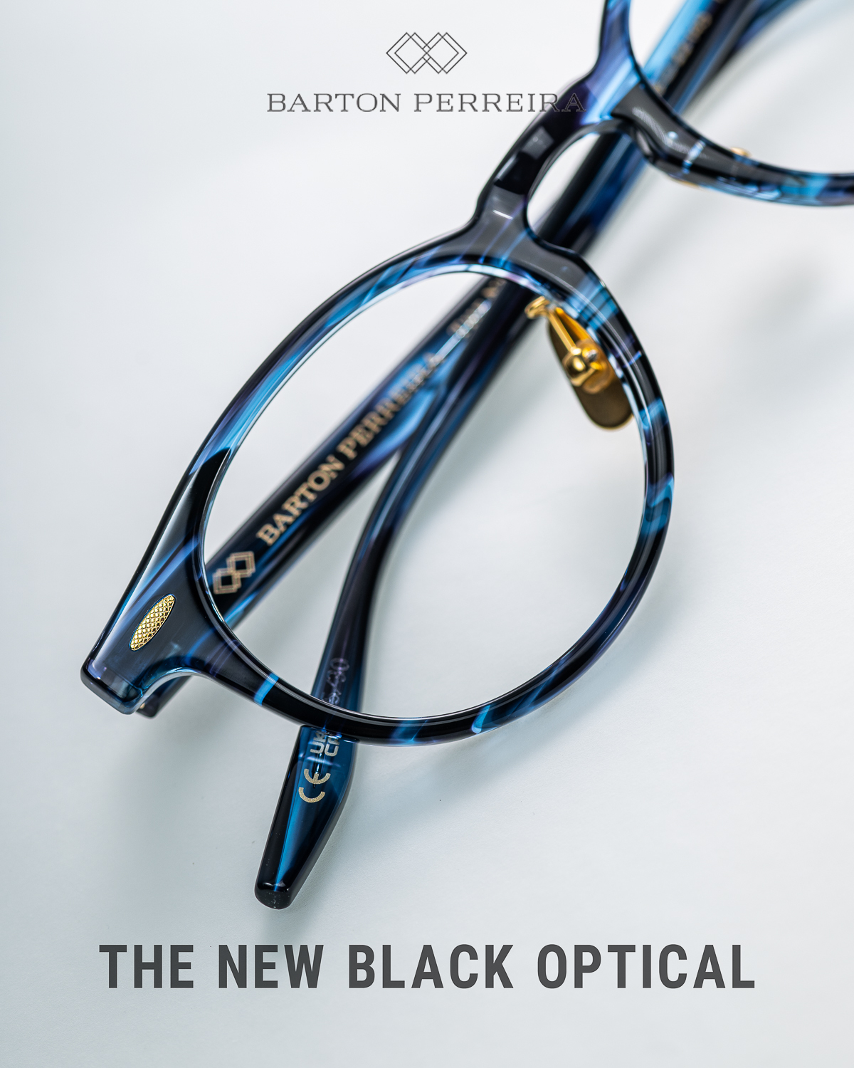 【魏浚笙 Jeffrey Ngai Feat. The New Black Optical 】 【Barton Perreira X The New Black Optical 特別聯乘型號 Banks+ 登場！】 Blue Demi