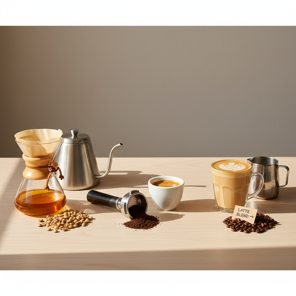 沖煮方式對應選豆指南