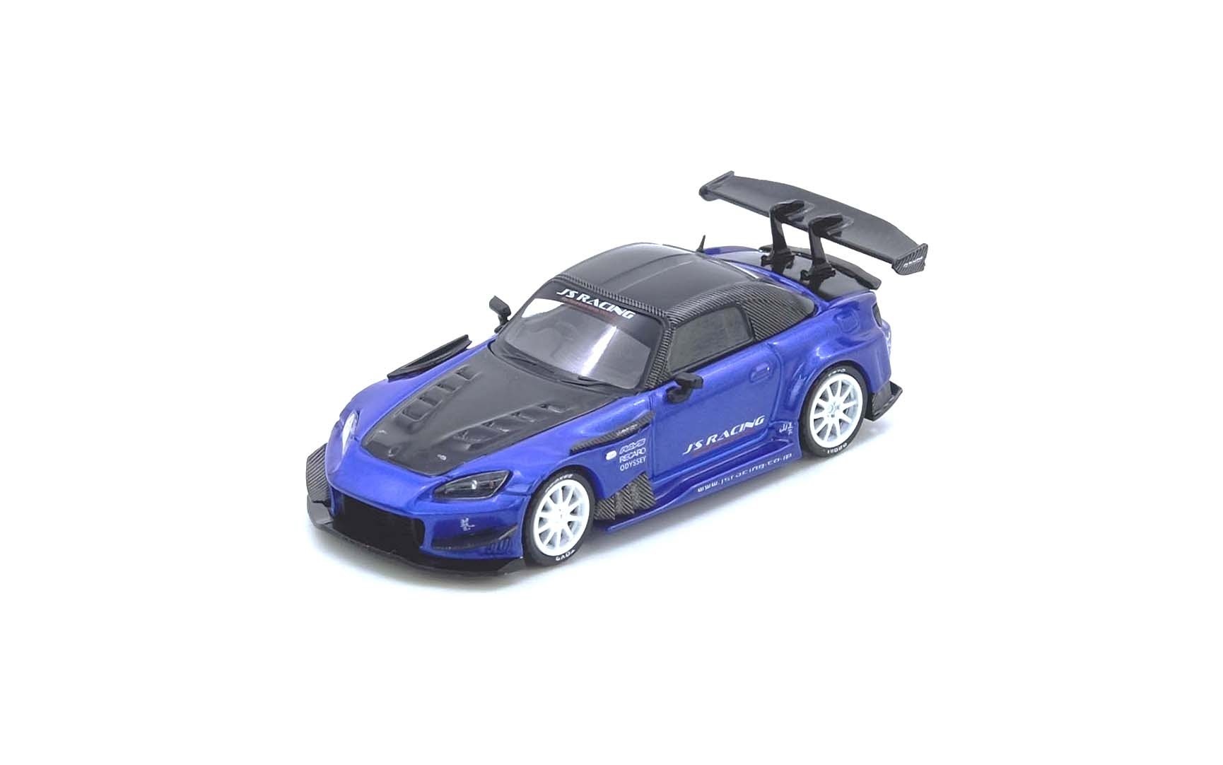 PO-$161 * INNO MODEL * 1:64 HONDA S2000 J'S RACING Blue