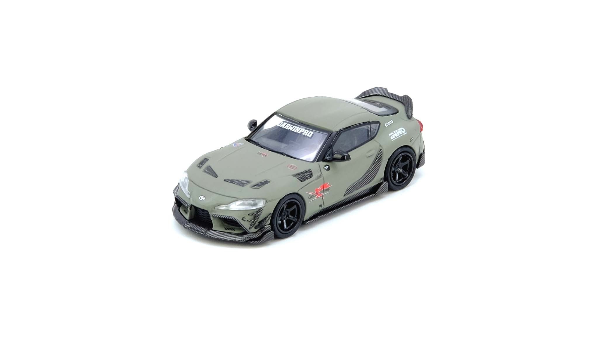 PO-$153 * INNO MODEL * 1:64 TOYOTA SUPRA A90 DARWIN PRO Matt Green