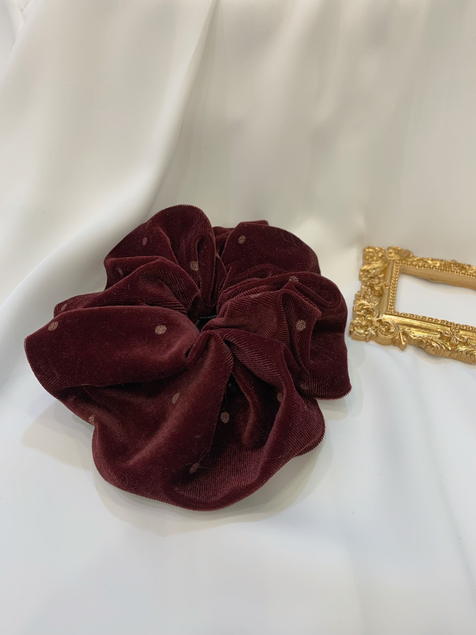 絨面點點大髮圈