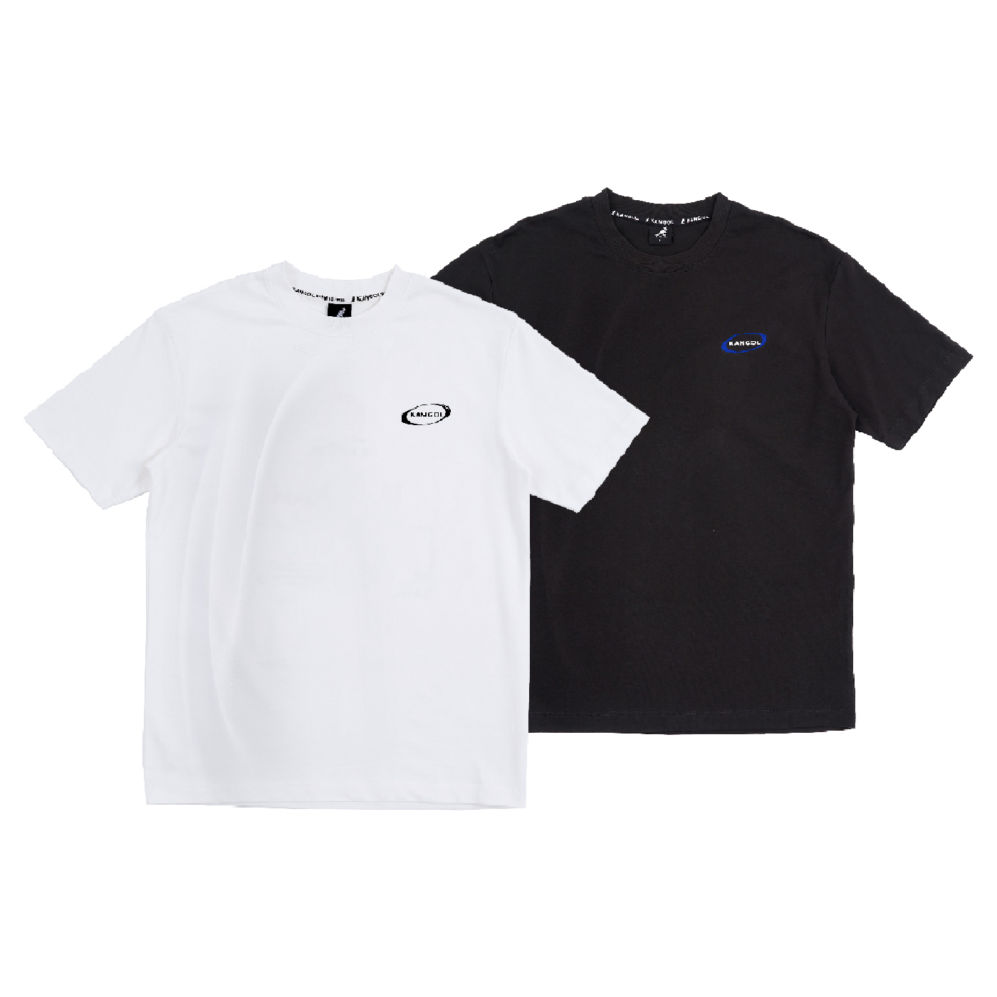 男女款 KANGOL TEE 白色 碳黑色 英國 袋鼠 復古 休閒 寬版 落肩 印花 短T【63251027】