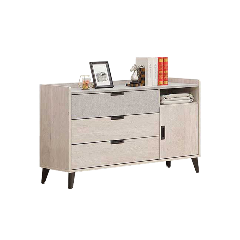 伊米3.9尺三斗櫃/三抽單門收納櫃/置物櫃