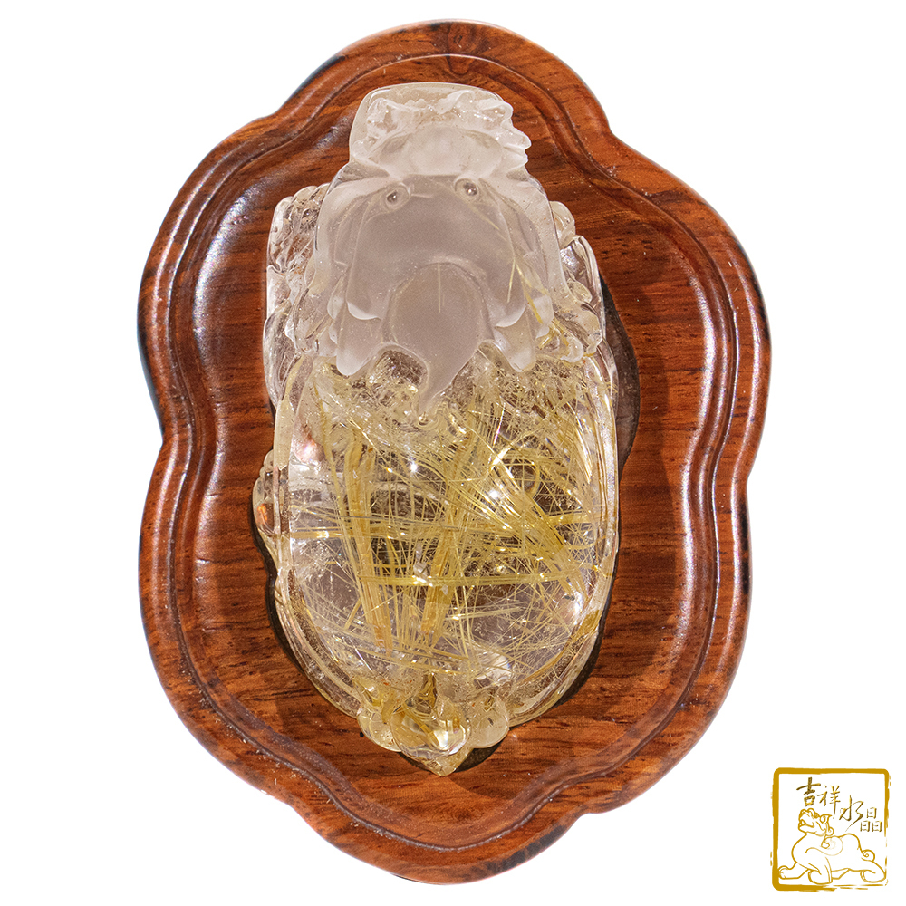 鈦晶龍龜 59.6g 聚財平安