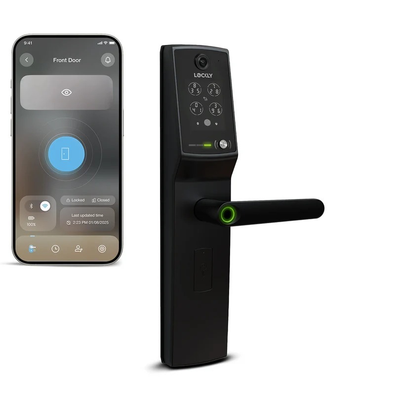 Lockly Vision Lux PGD898BF 智能視像門鎖【 連基本木門安裝 】